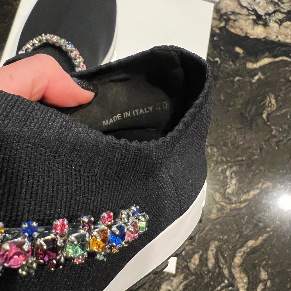 Brand new, Jimmy Choo Verona Crystal Sneakers - Picture 9 of 10